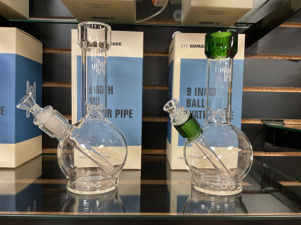 Human Grade 9” Ball Water Pipe
