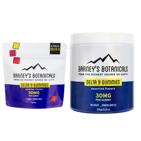 Barney’s Botanicals Hemp Derived Delta 9 THC Gummies