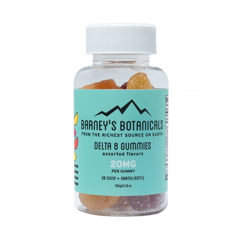 Barney’s Botanicals 200mg Delta 8 THC Gummies