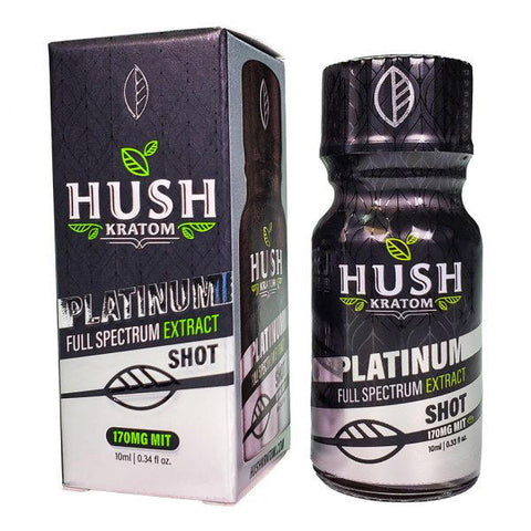 Hush Platinum Max Strength Kratom Extract Shot