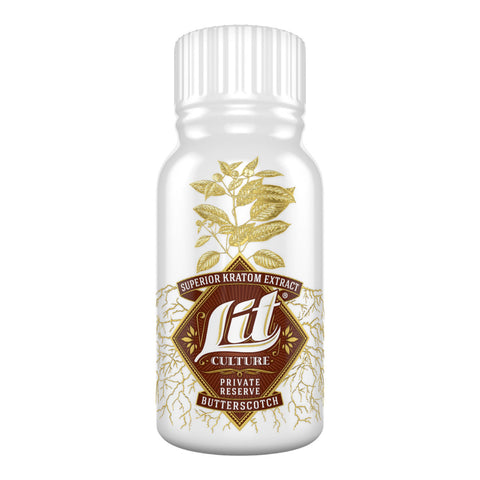 Lit Culture Butterscotch Kratom Shot – 15mL