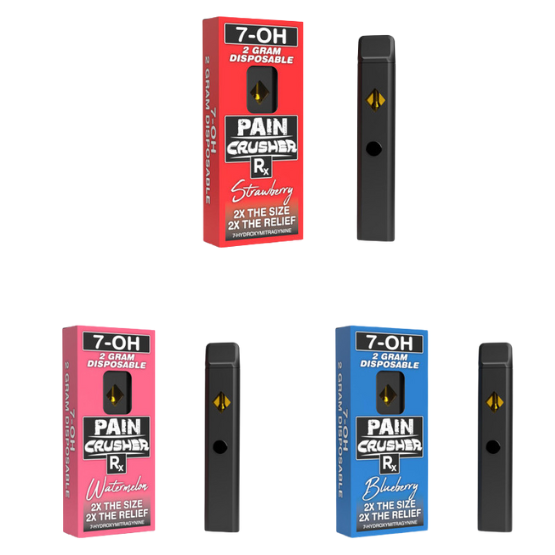 Pain Crusher Rx 7-OH 2 Gram Disposable Vape