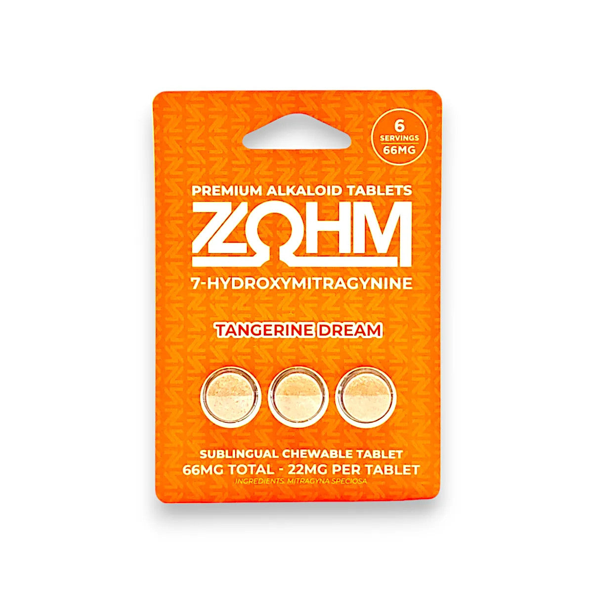 ZOHM 7 OH Tangerine Dream 66mg 3ct. Tablets 