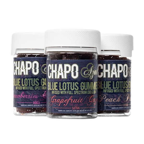 Chapo Extrax Azul Blue Lotus Gummies 5000mg