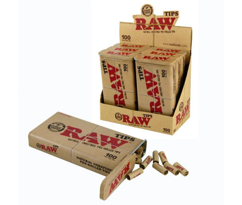 Raw Pre-Rolled Tips 100ct